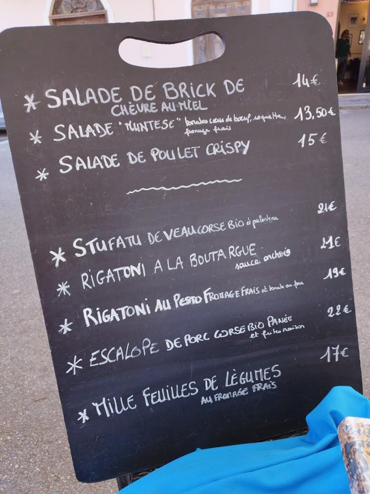 Tony Bar Restaurant - Menu Image 1